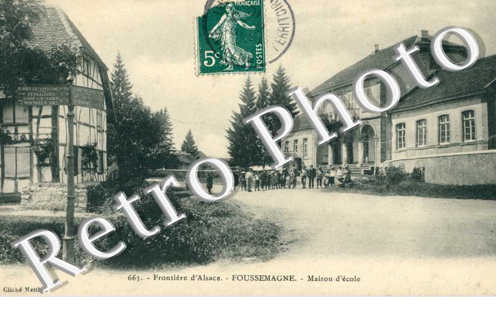 Frontère d'Alsace - Maison d'Ecole
