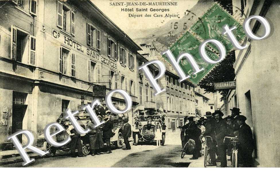 Hotel Saint Georges depart des cars alpins - automobiles