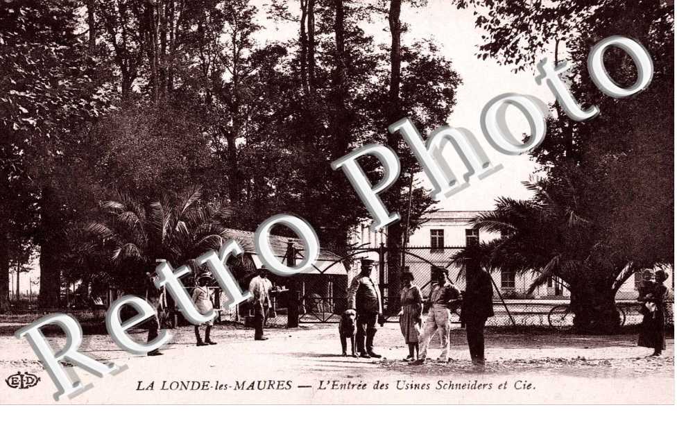 L'entree des usines Schneider et CIC