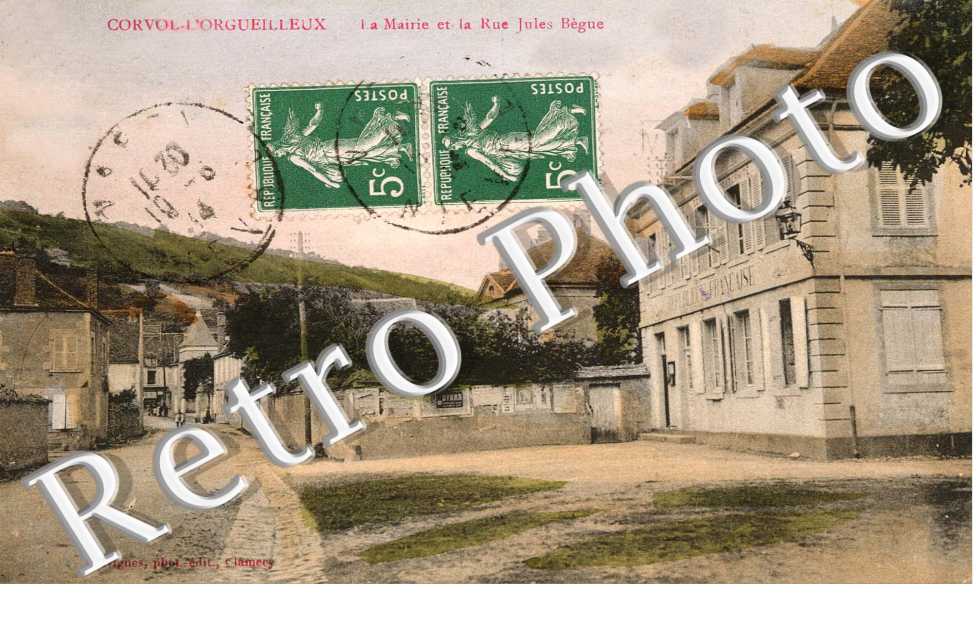 la mairie et rue Jules Begue