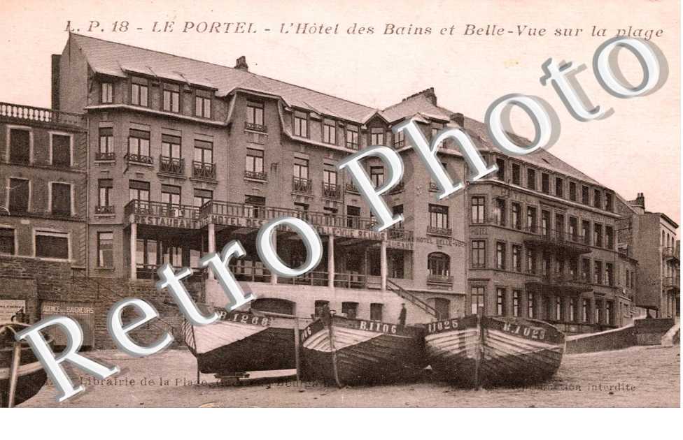 L'hotel des bains et belle vue sur la plage
