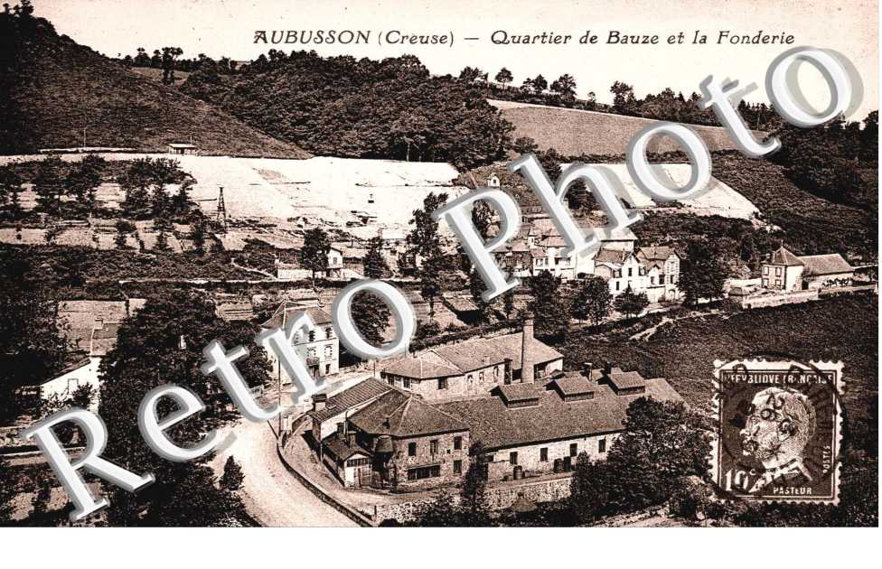 Quartier de Bauze et la fonderie