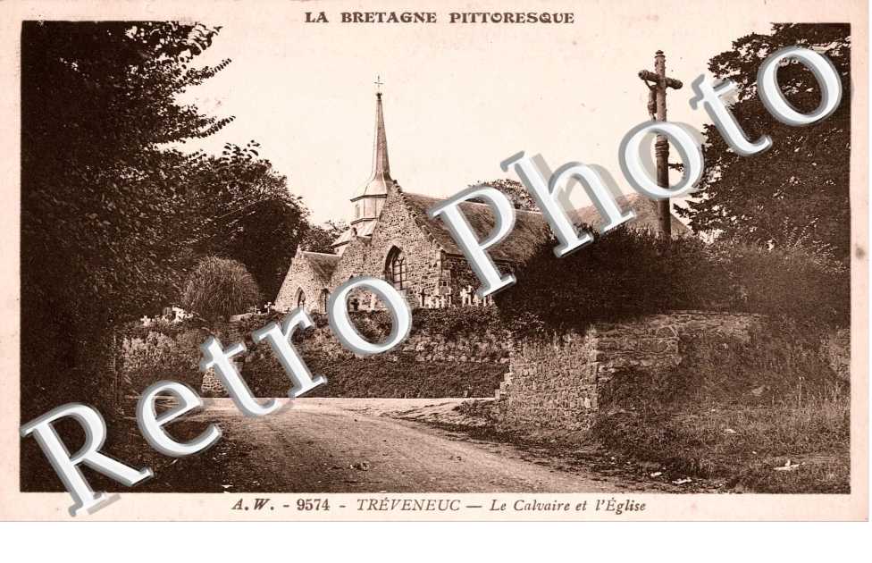 Le calvaire et l'Eglise
