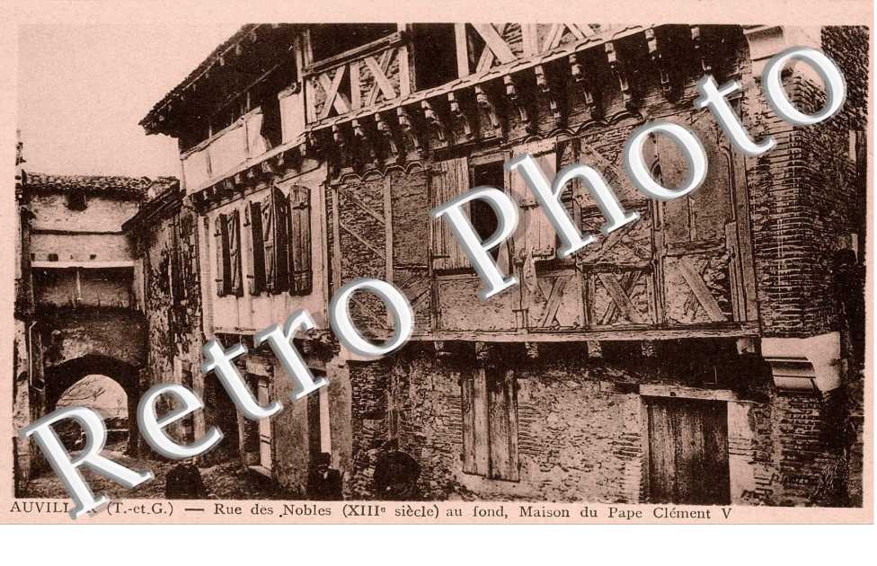 RUE DES NOBLES AU FOND MAISON DU PAPE CLEMENT V