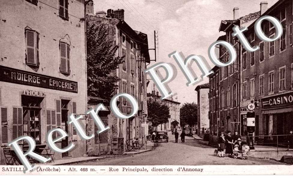 rue principale direction d'Annonay