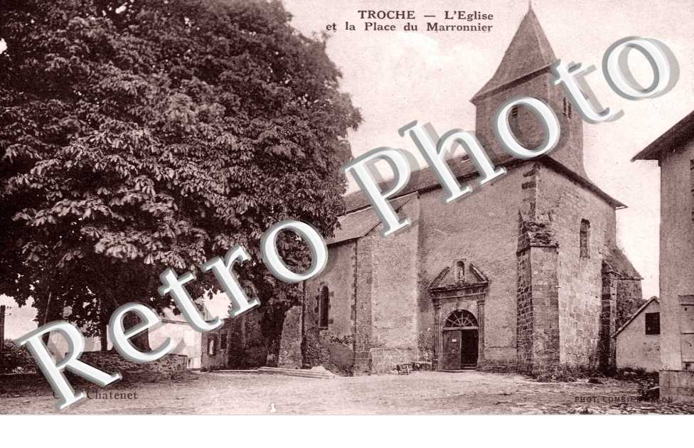 L'église et la place du marronier