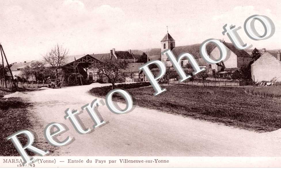 Entrée du pays par Villeneuve sur Yonne