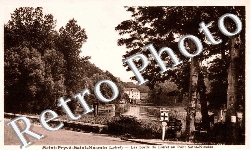 St Mesmin. Les bords du Loir et au pont St Nicolas