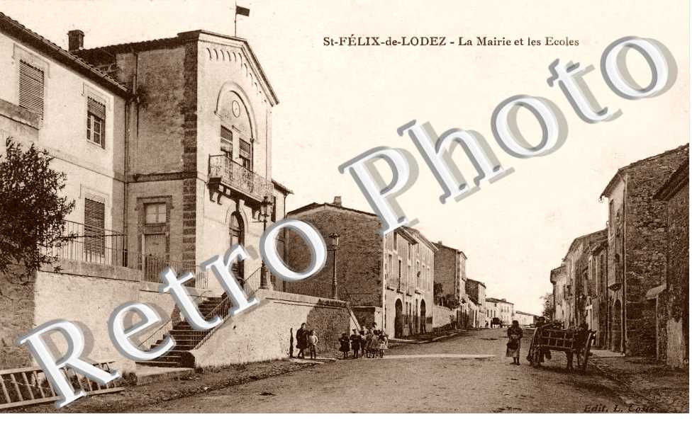 La mairie et les ecoles