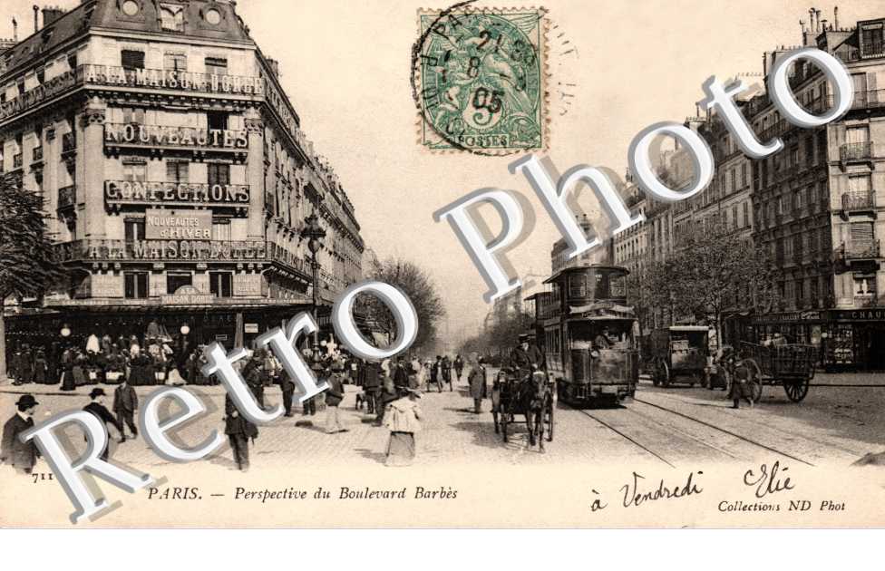 Perspective du Boulevard Barbès