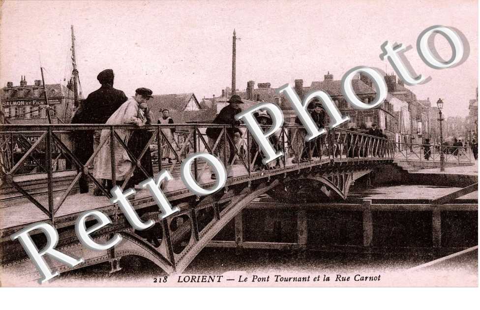 LE PONT TOURNANT ET LA RUE CARNOT