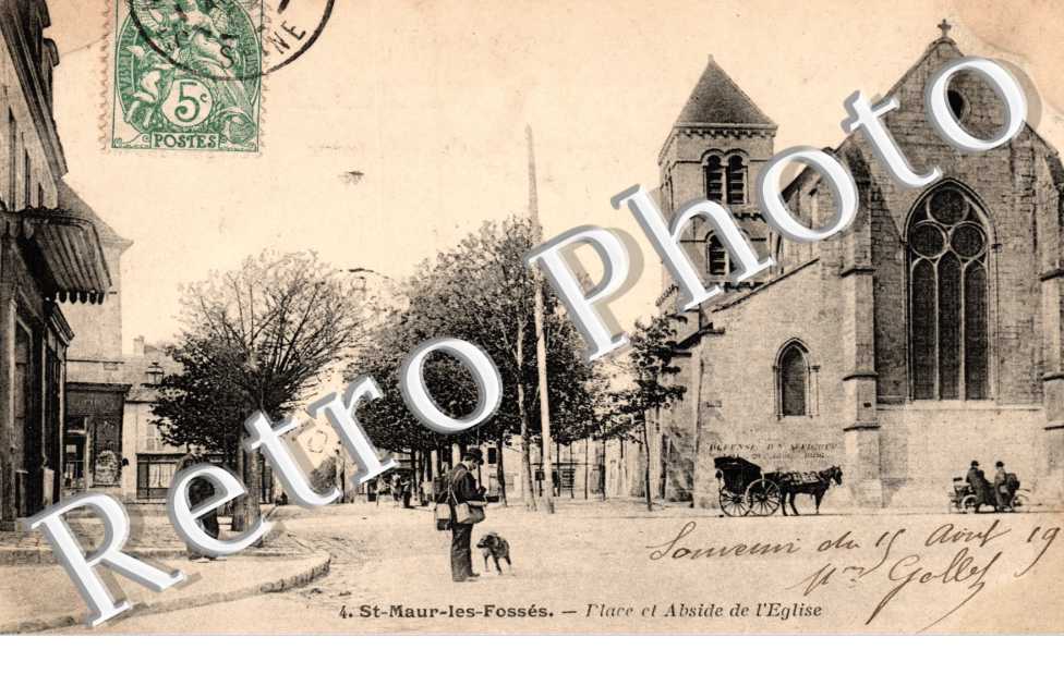 Place et Abside de l'église