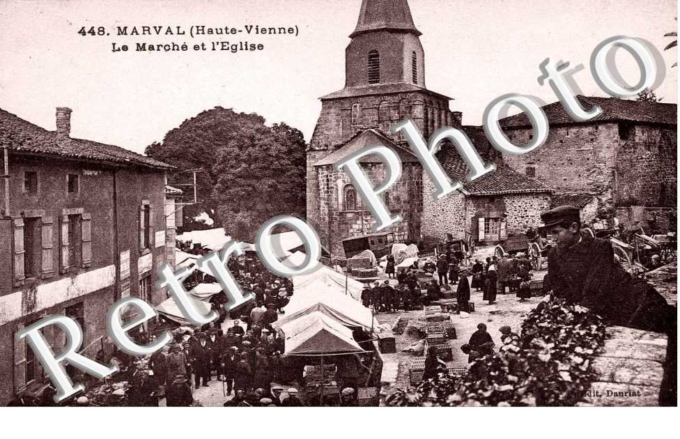 Le marche et l'eglise