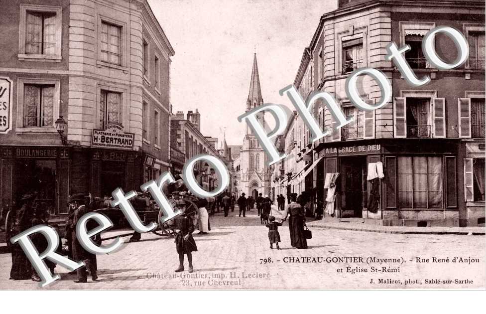 rue Rene d'Anjou et eglise St Remi