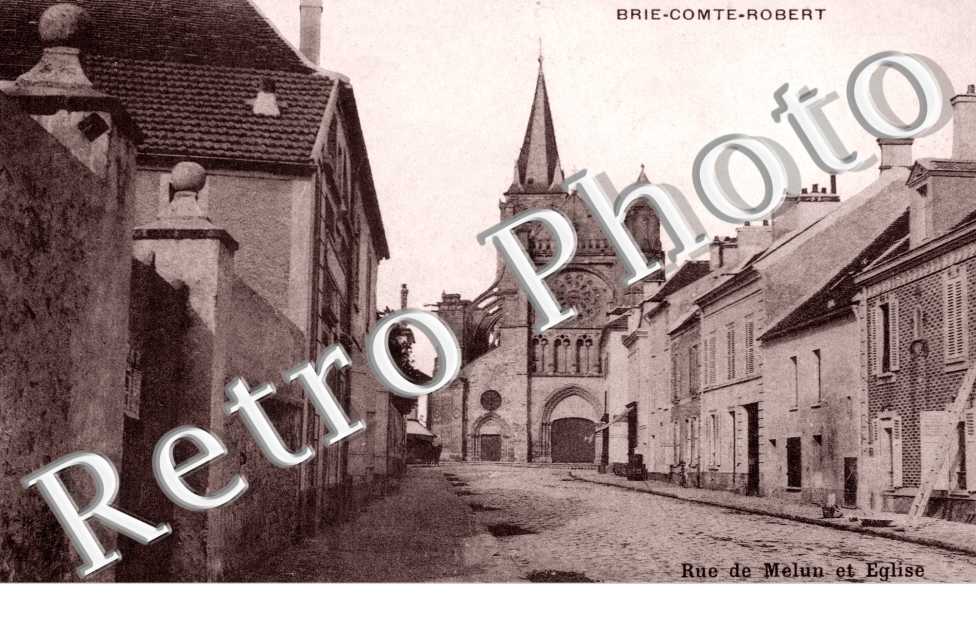 Rue de Melun et Eglise