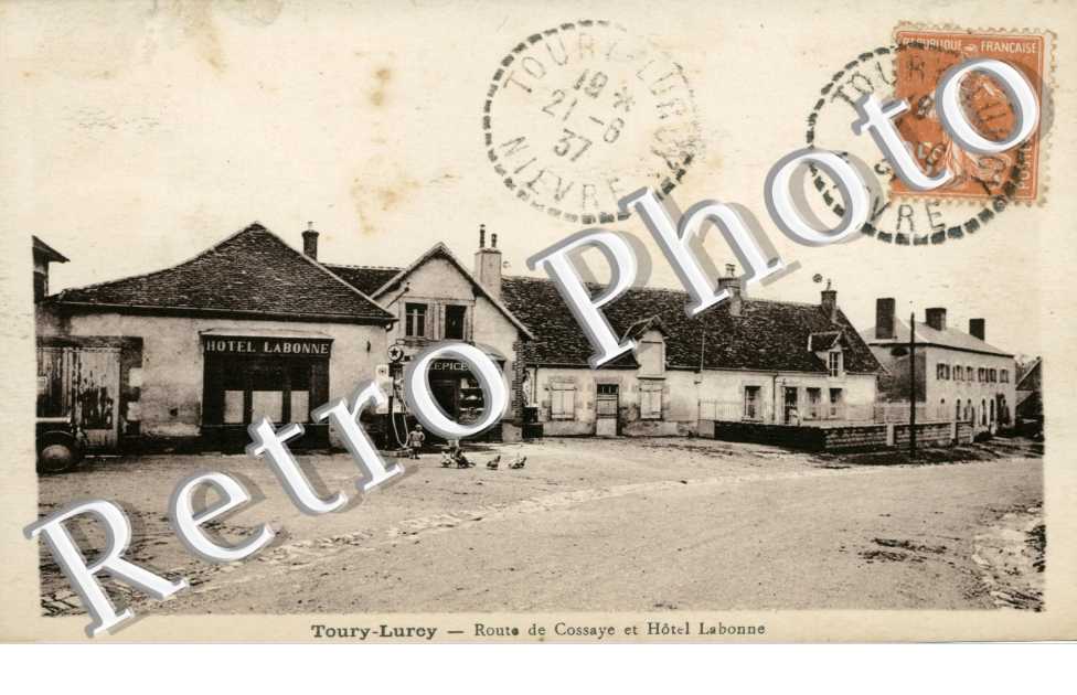 Route de Cossaye et Hôtel Labonne
