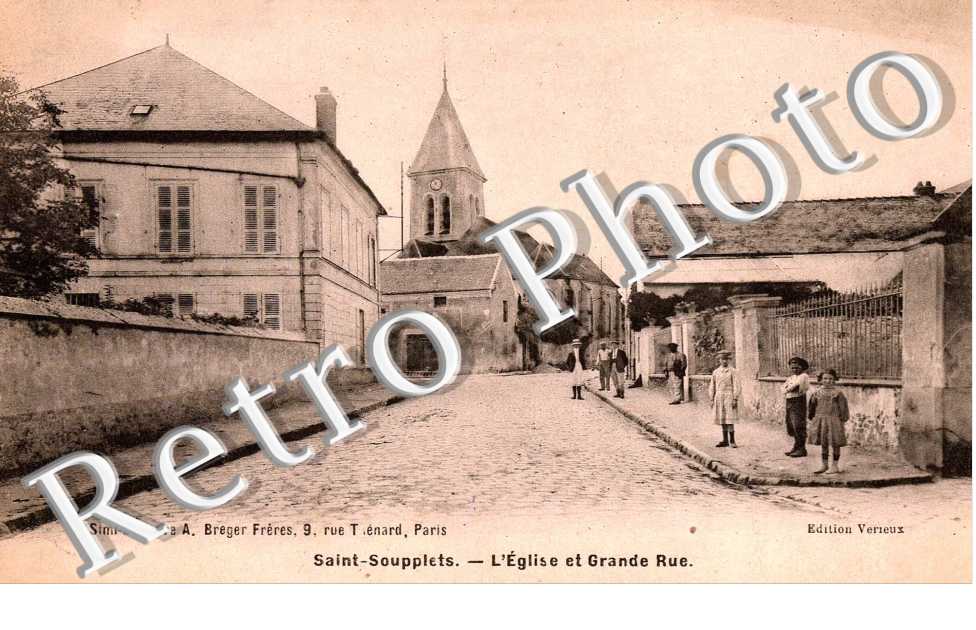 L'eglise et grande rue
