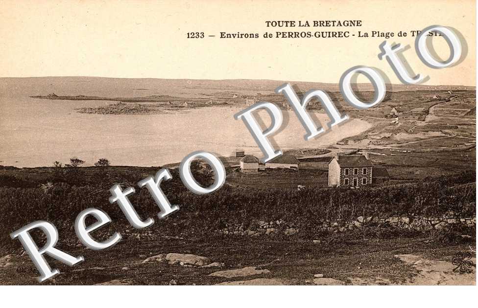 environs de Perros-Guirec, la plage du Trestel