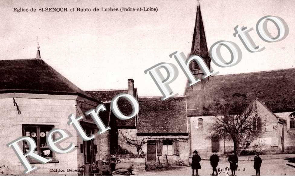 EGLISE DE ST SEMOCH ET ROUTE DE LOCHES