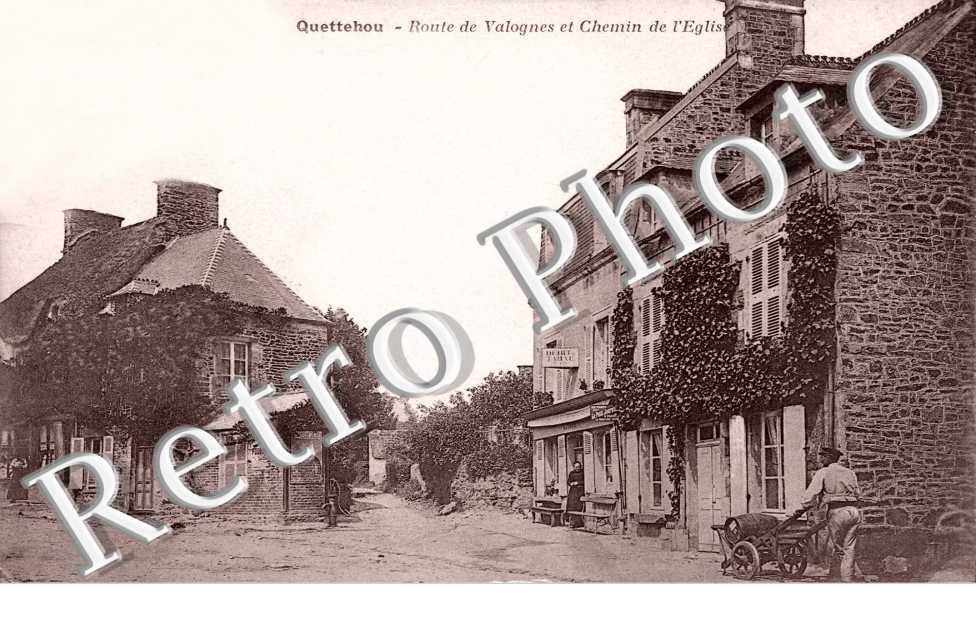 route de Valognes et chemin de l' Eglise