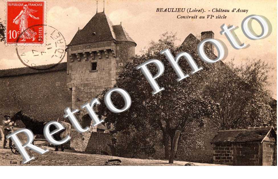 chateau d'Assay construit au VIe siecle