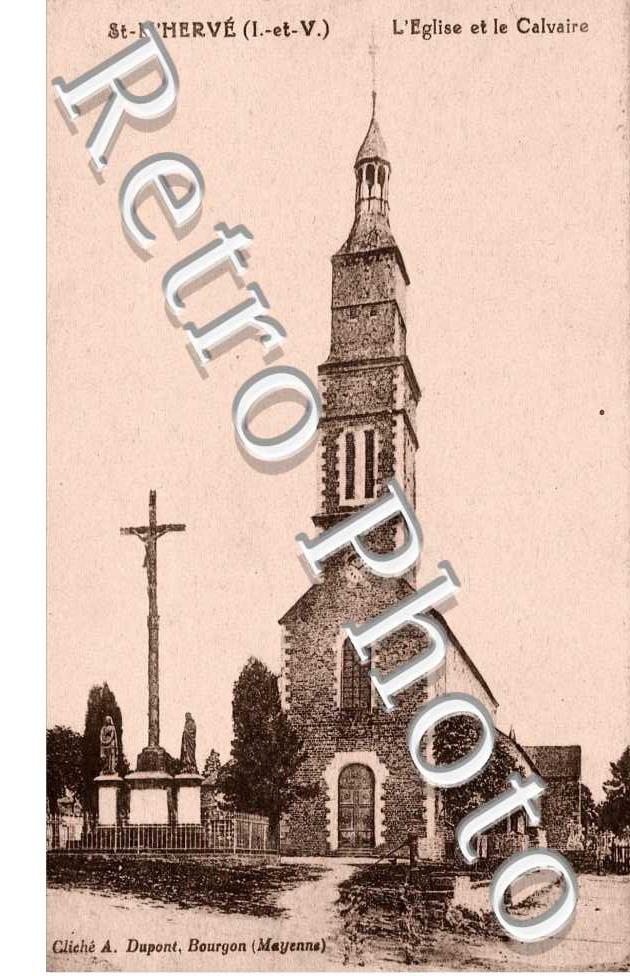 L'EGLISE ET LE CALVAIRE