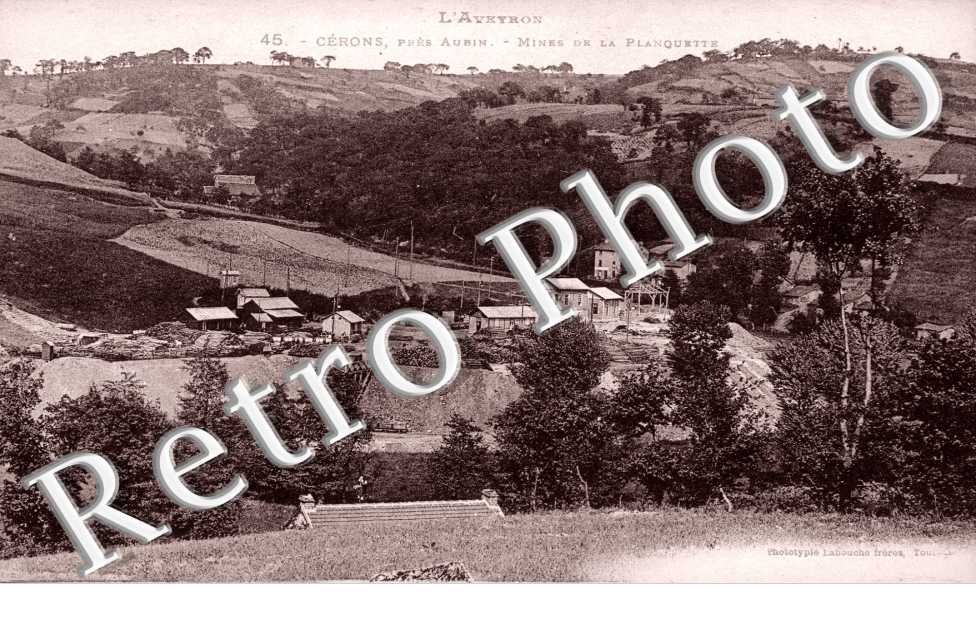 Cerons pres Aubin - Mines de la planquette