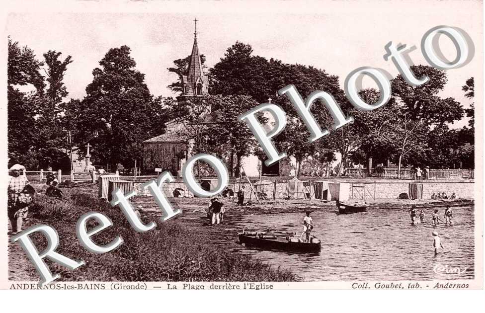 LA PLAGE DERRIERE L'EGLISE