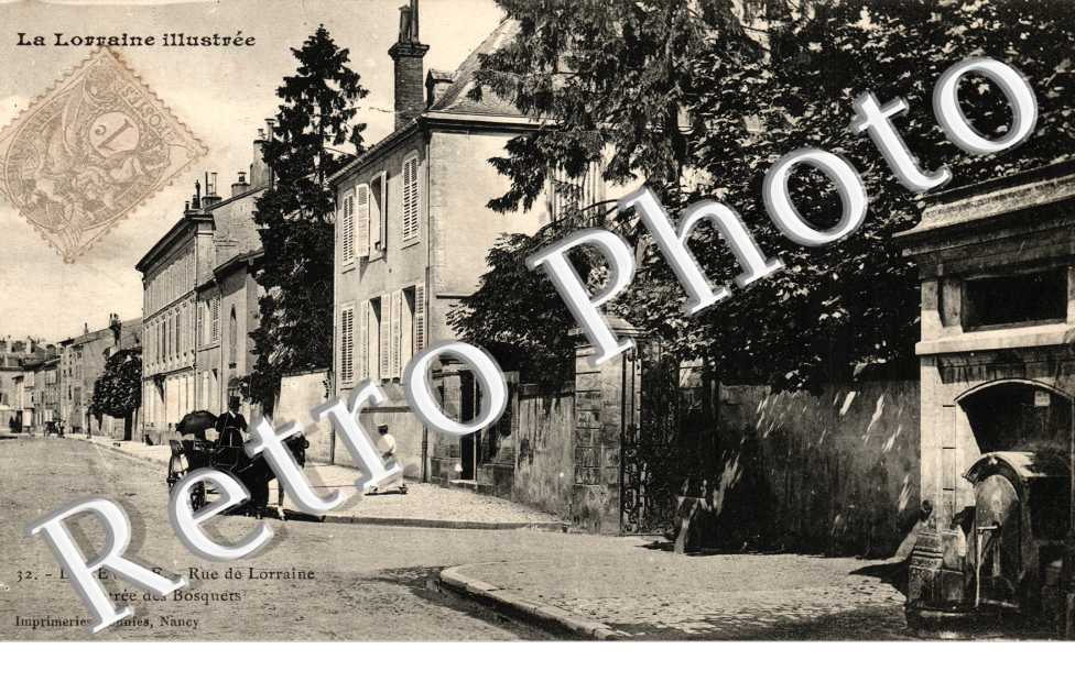 Rue de Lorraine - entree des Bosquets