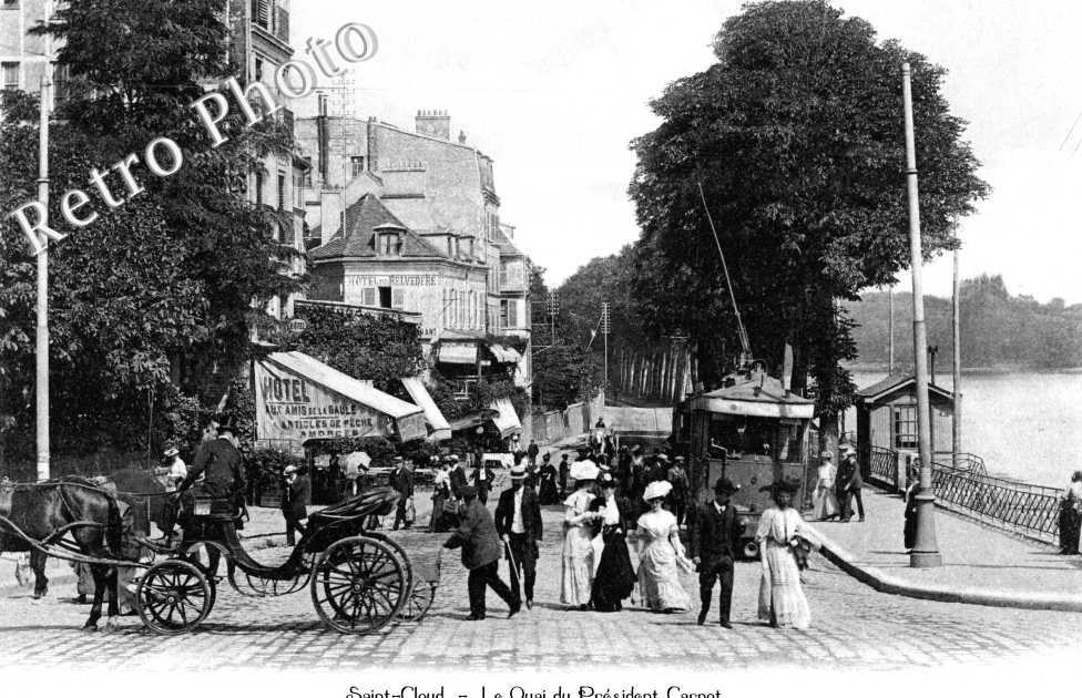 Le quai du President Carnot - attelage de cheval - Tramway