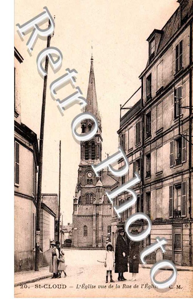 l'Eglise vue de la rue de l'Eglise