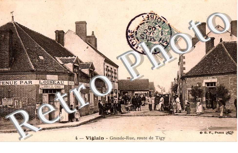 grande rue. Route de Tiguy