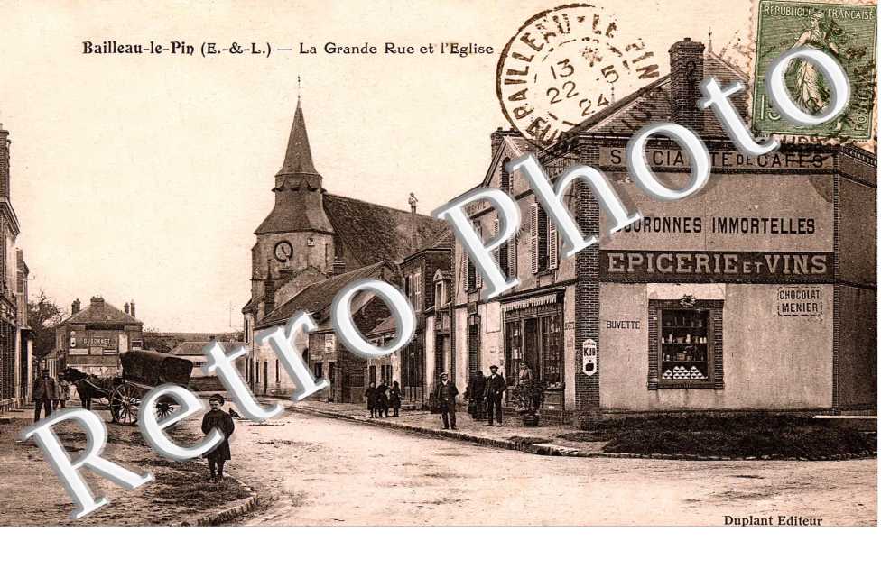 La grande rue et l'eglise