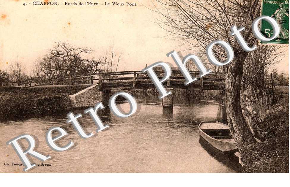Bords de l'Eure - le vieux pont