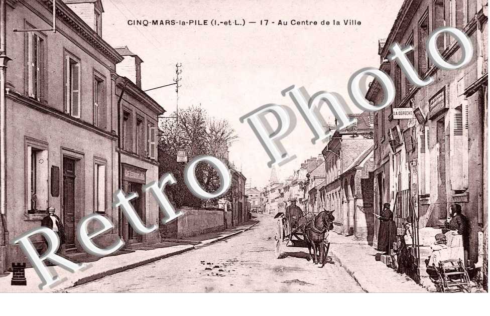 au centre de la ville