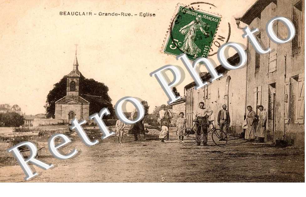 Grande rue - eglise -  feldpostkarte