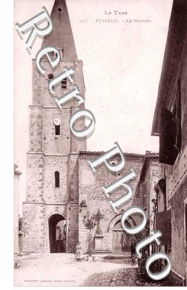 Puycelsi -    Le clocher