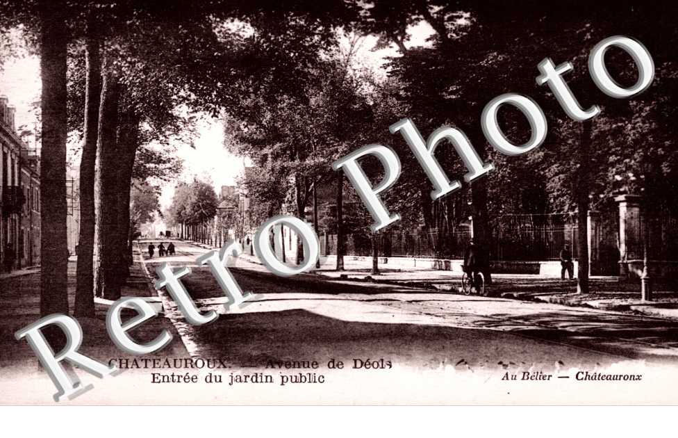 avenue DE DEOLS ENTREE DU JARDIN PUBLIC