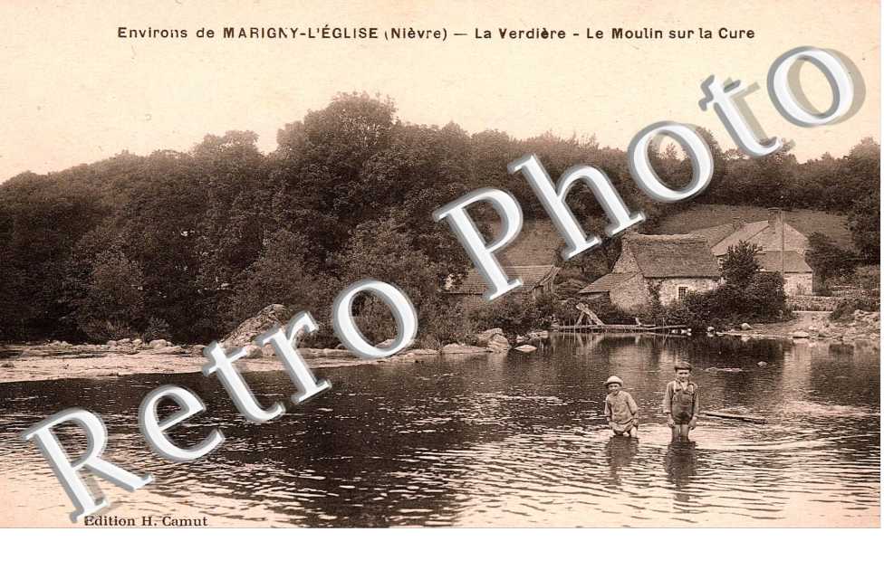 la Verdiere, le moulin sur la Cure