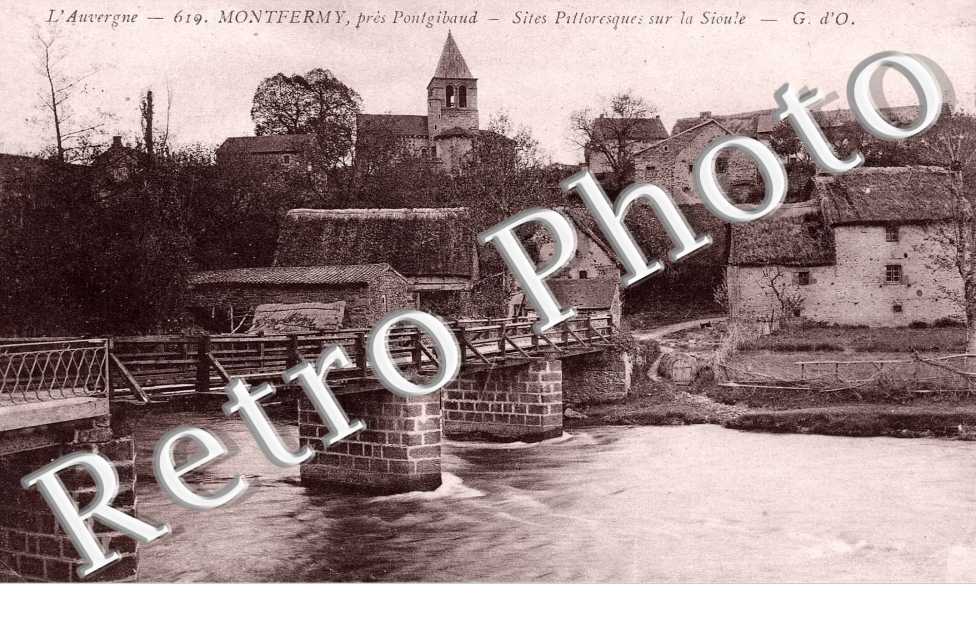 Vue sur la Sioule - Le Pont