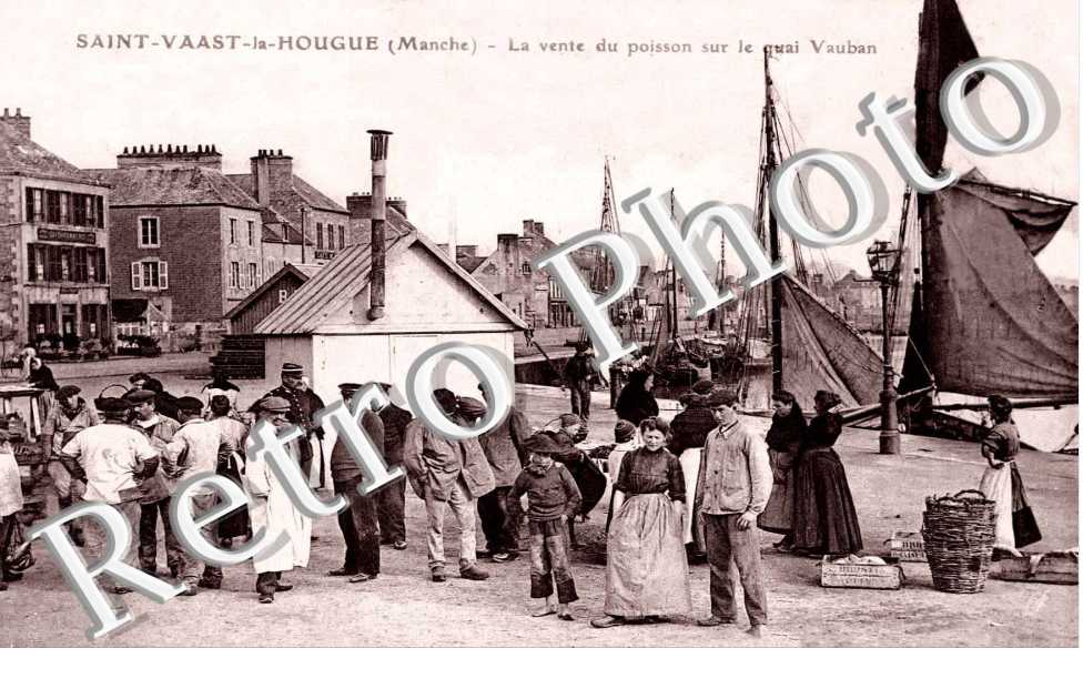 la vente du poisson sur le quai Vauban