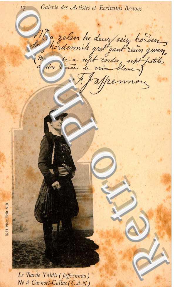 Le Barde Taldir ne a Carnoet-Callac