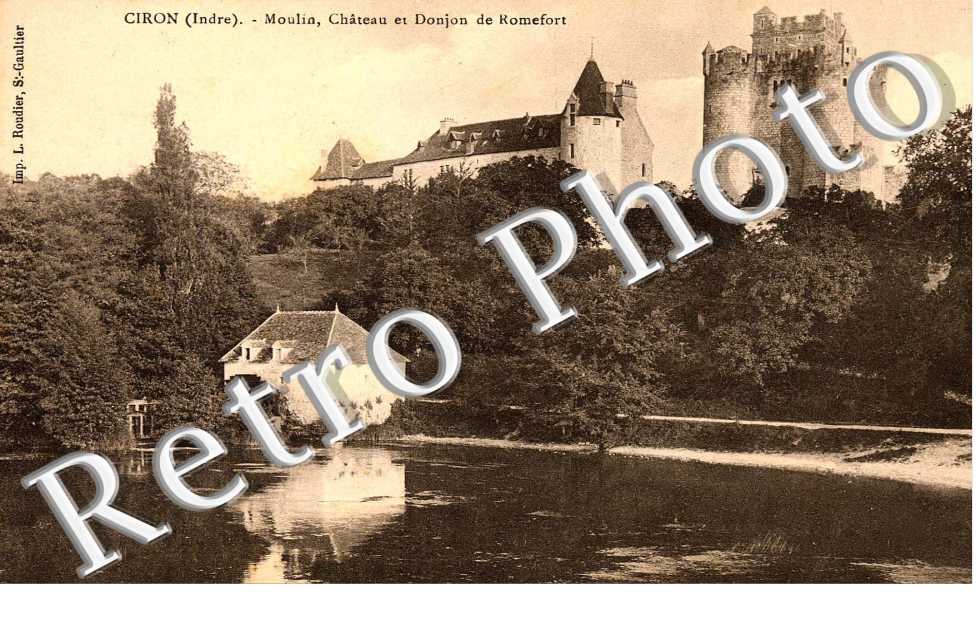 Moulin, chateau et donjon de Romefort