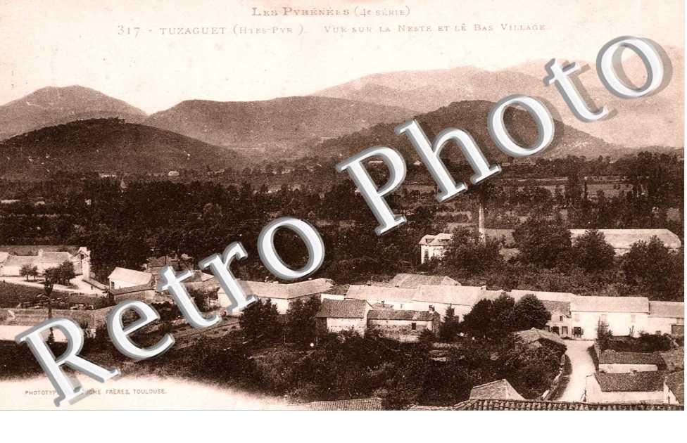 vue sur la Neste te le bas du village
