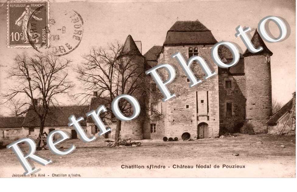 chateau feodal de Pouzieux (couleur)