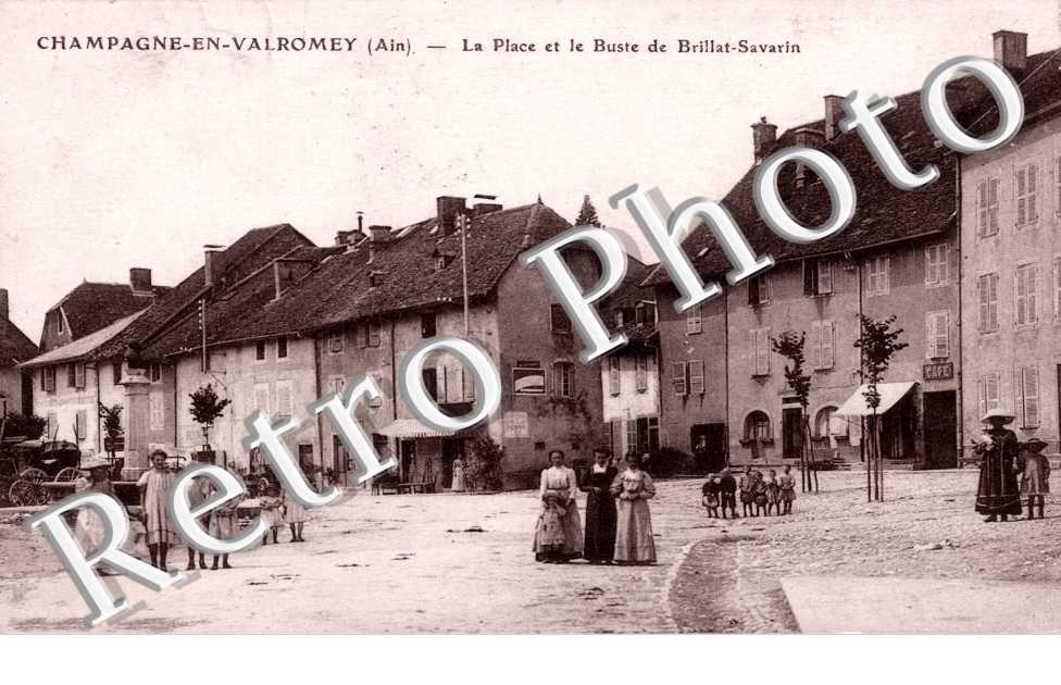 La Place et le buste de Brillat Savarin