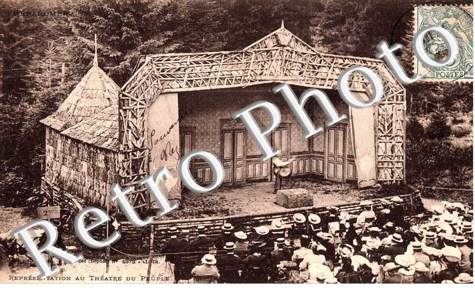 Representation au theatre du peuple (pres du saut des cuves, disparu aujourd'hui)