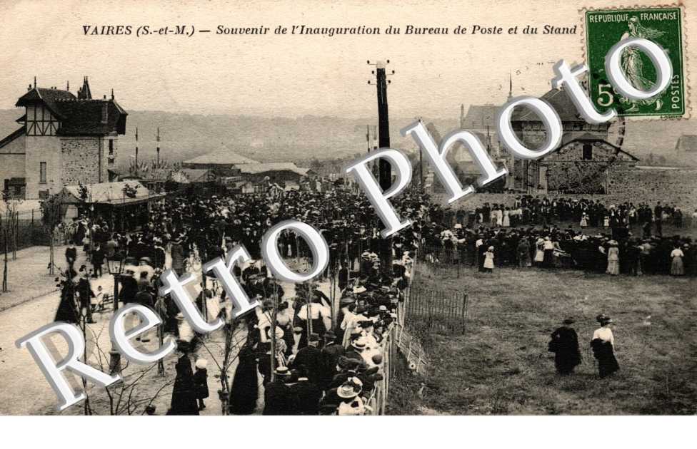 Souvenir de l'inauguration du bureau de poste et du stand