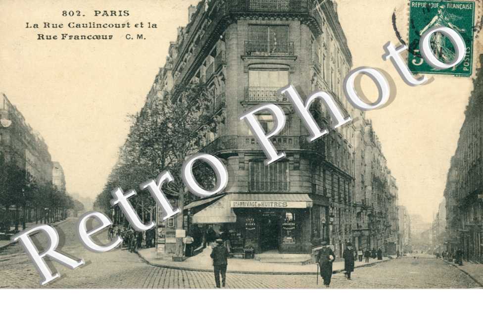 Rue Caulaincourt et Rue Francoeur