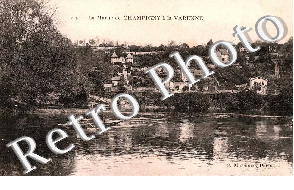 LA MARNE DE CHAMPIGNY A LA VARENNE